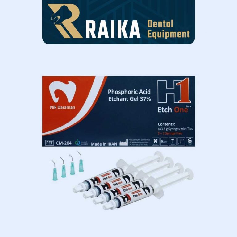 کیت ژل اسید اچ 37 درصد نیک درمان Etchant Gel Kit H1 Nikdarman